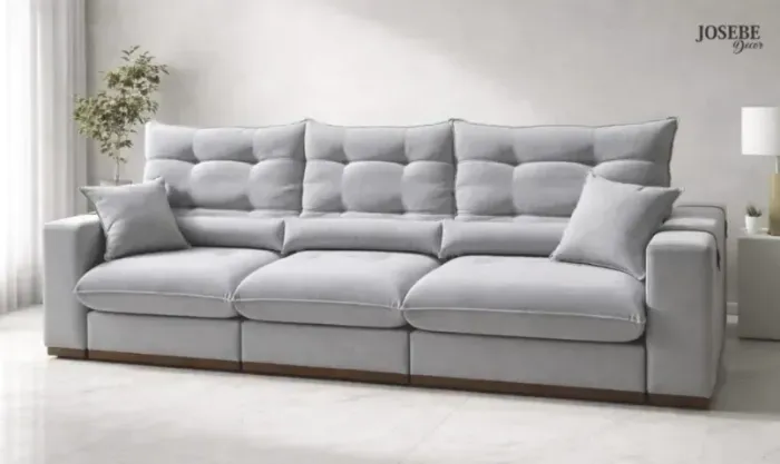 Sofá Retrátil e Reclinavel 2.90cm Pillow top 30cm