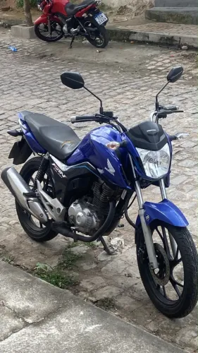 Fan 160 2021 azul vendo e troco