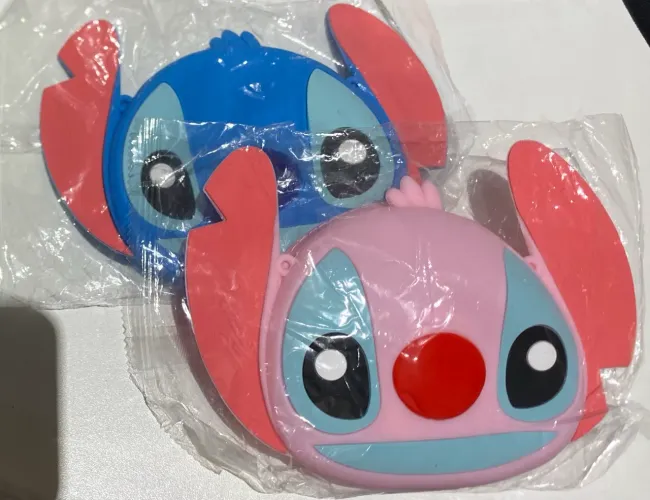 Bolsinha de Silicone Reforçada do Stitch