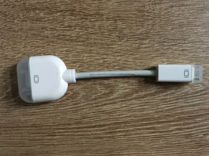 Adaptador Apple Mini-DVI para VGA original - MacBook iMac Mac mini antigos