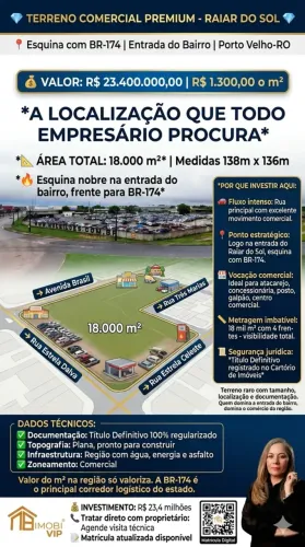 terreno comercial no raia do sol
