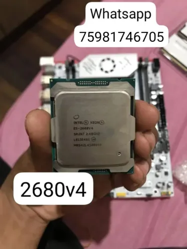 CPU Intel Xeon 2680 V4 E5-2680V4 2,4 GHz quatorze núcleos 35M 120W 14nm LGA 2011-3