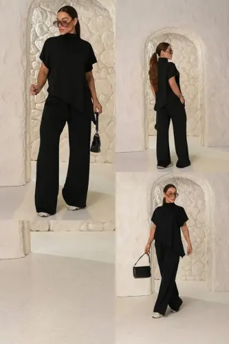 Conjunto chique e confortável 