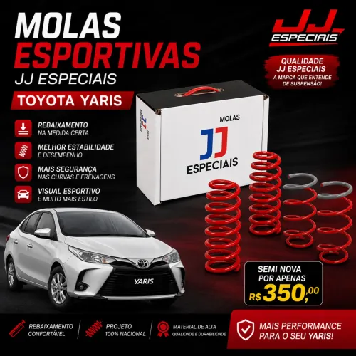 MOLAS ESPORTIVAS TOYOTA YARIS - JJ ESPECIAIS