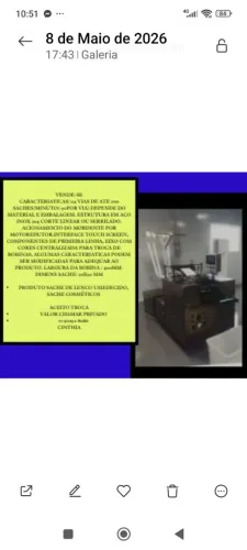 Máquina para sachê