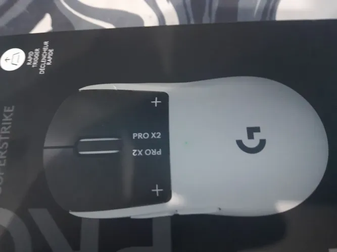 Mouse G pro x2 superstrike Novo!