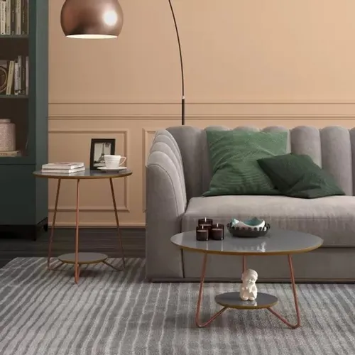 Jogo de Mesa Liz Cinza.Freijo Até 12x - Frete Grátis 