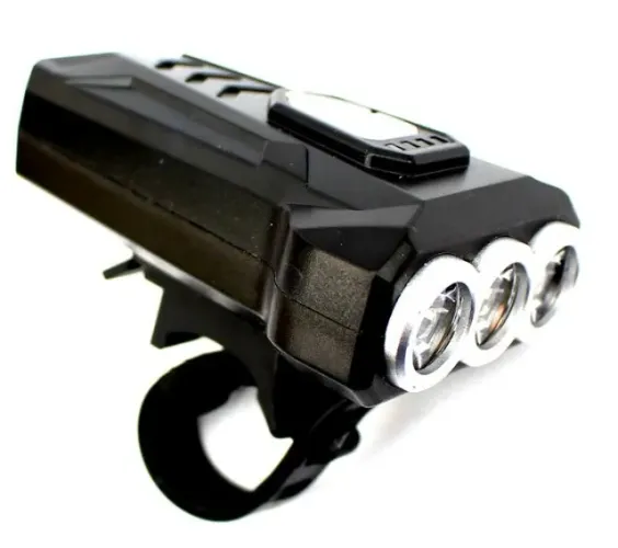 Lanterna Bicicleta Farol Recarregável USB 300 lumens Alto Brilho 21072
