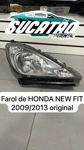 Farol de Honda New Fit 2009/2013 original