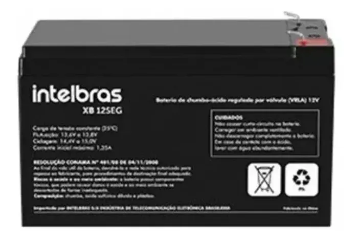 Bateria Selada 7ah 12v Intelbrás