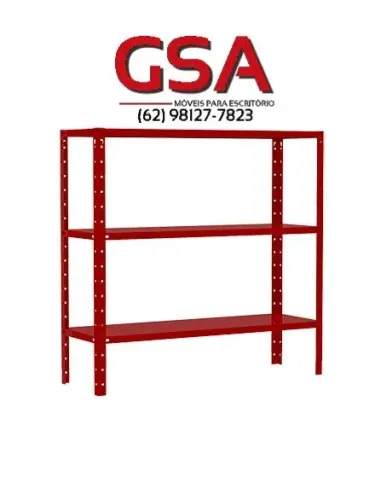 Estante de aço mini C/ 3 Prateleiras ( Entrega grátis! )