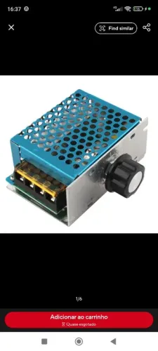 Dimer 4000w controlador de potência 