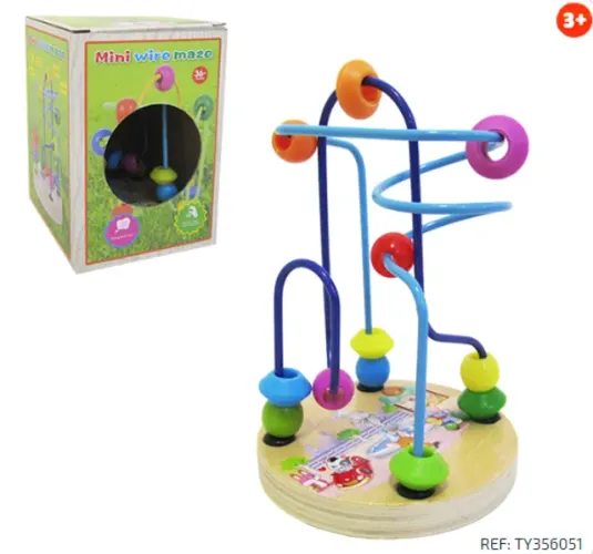 Brinquedo Educativo Montanha Russa De Madeira E Metal