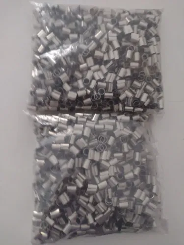 2000 Canudinho de metal para bijuterias e artesanato