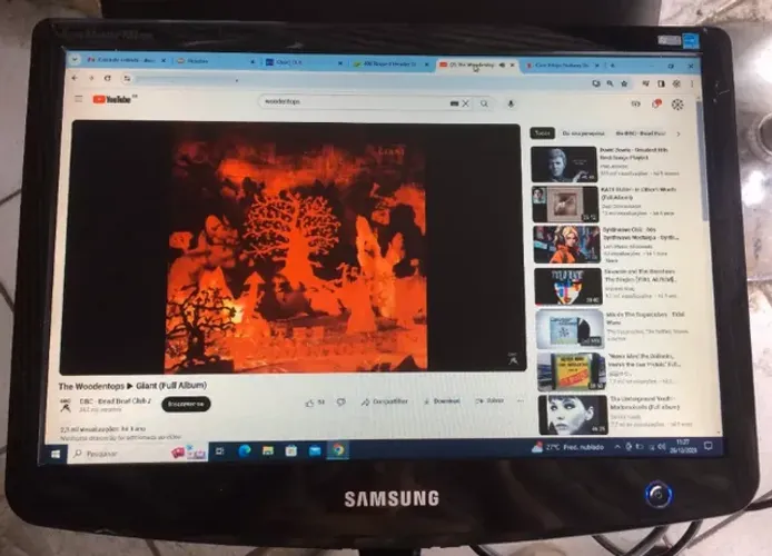Monitor Samsung 732nw Wide 17 Bivolt - Funcionando