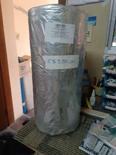 Bobina plástica branca 4x100 16 kilos 