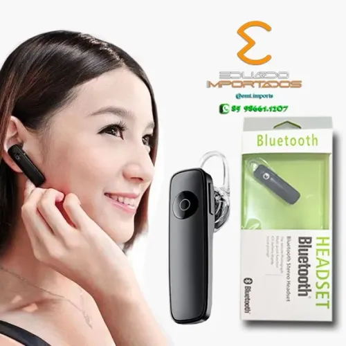 Fone de ouvido Bluetooth 4.1 estéreo com microfone
