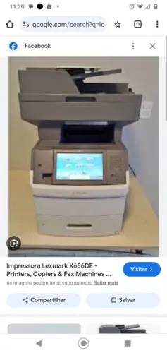 Impressora lexmark 656 de