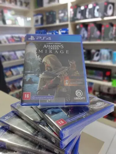 Jogo Assassins Creed Mirage PS4 - Novo Lacrado - Parcelamos Sem Juros