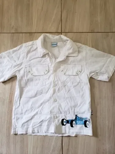 Lote de 6 Camisas Grife Manga Curta p/Menino 