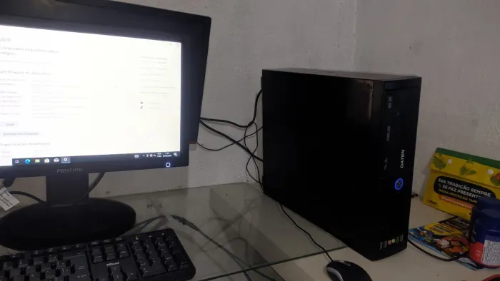 Pc completo i3 3* geração 4Gb ram monitor de 19P