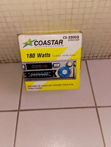 Rádio am fm toca fitas coastar sem uso