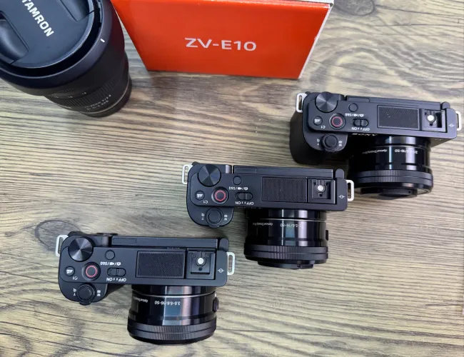 Sony Zve10 + 16 50mm + Cage + 2 Baterias 