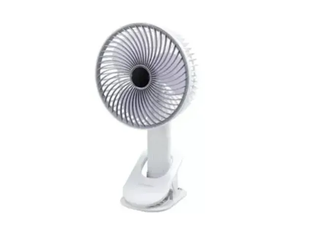 Ventilador Portátil Com Clipe 3 Velocidades Multifuncional