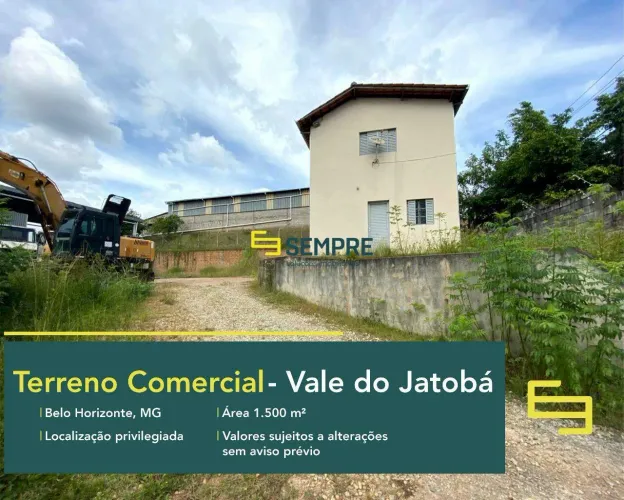 Terreno comercial para vender no Vale do Jatobá