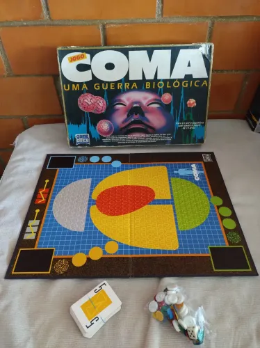 Jogo de Tabuleiro Coma - Uma Guerra Biológica