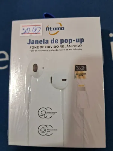 Fone de ouvido pop-up Atomo