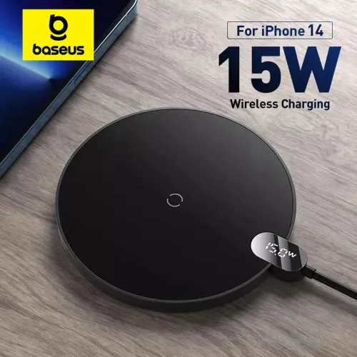 Carregador Wireless Baseus 15W para iPhone 14