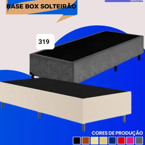 Base Box Solteirão - Conforto e Qualidade