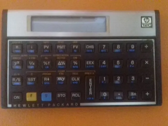 Calculadora Financeira HP12C Gold original 120 Funções Visor LCD seminova