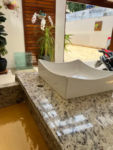 Bancada de granito + cuba japi