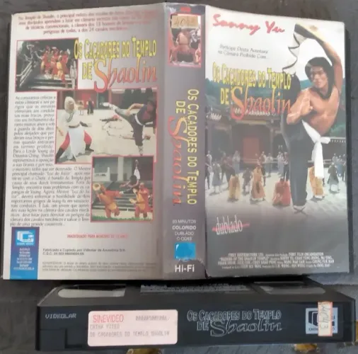 Vhs Dublado Os Caçadores Do Templo De Shaolin China Vídeo