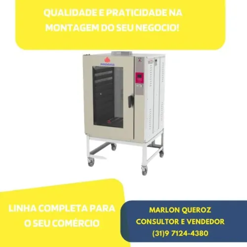 Forno Turbo 10 Esteiras Progas 