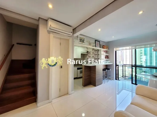 Flat para locação em Moema - Edifício International Duplex