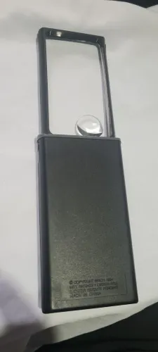 Lupa de bolso dobrável