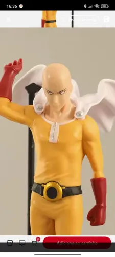 Boneco one punch man Saitama top zero coleção