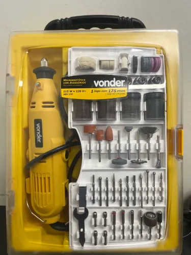 Micro retifica com 175 peças 