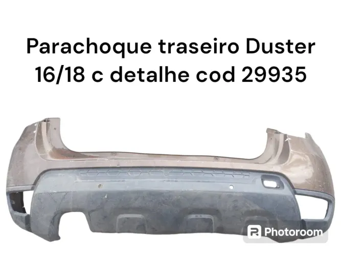 Parachoque traseiro Duster c detalhe 