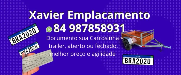 Emplacamos seu reboque