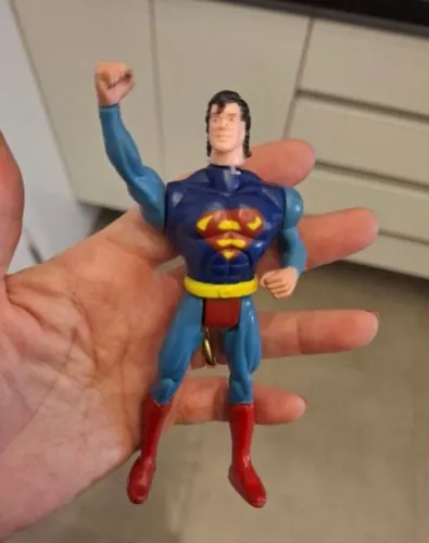 boneco do super man antigo / super homem / superhomem / superman
