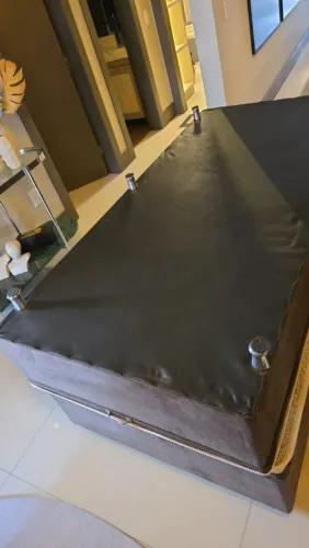 Base para cama box super king de baú 