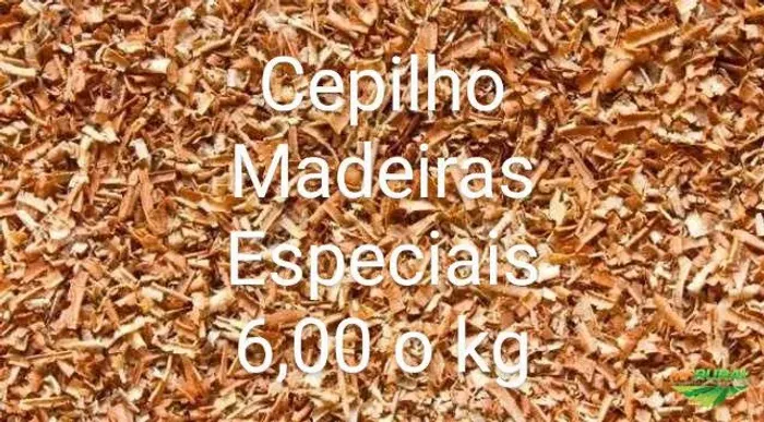 Cepilho de Madeiras Especiais - 6,00 o kg