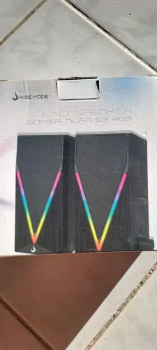 Caixa de Som Gamer RGB