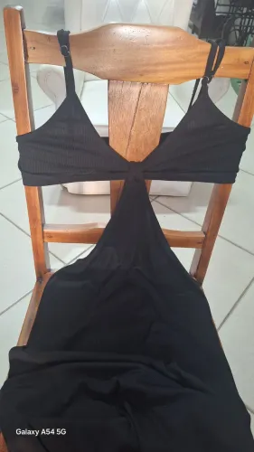 Vestido canelado P shein