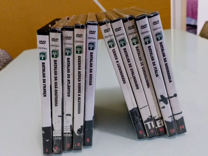 Lote com 10 dvds Coleção BATTLEFIELD [lacrados]