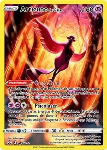 Carta Pokemon Articuno de Galar (SWSH282/71) LACRADA